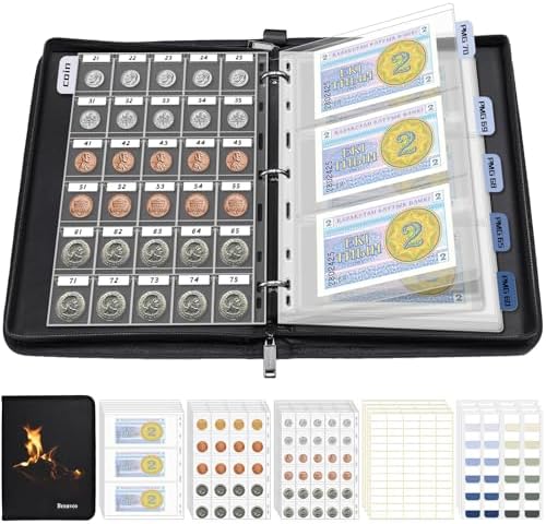 Coin Collection Album Holder for Collectors, 1403 Personalized Co...