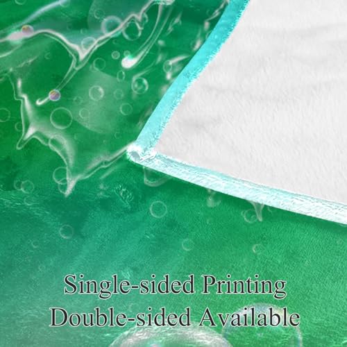 Couverture polaire fleur à bulles plaid de canapé jeté de lit salon 150x200 - 4