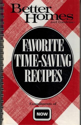 Better Homes And Garden Favorite Time Saving Re... B006DOSGYY Book Cover
