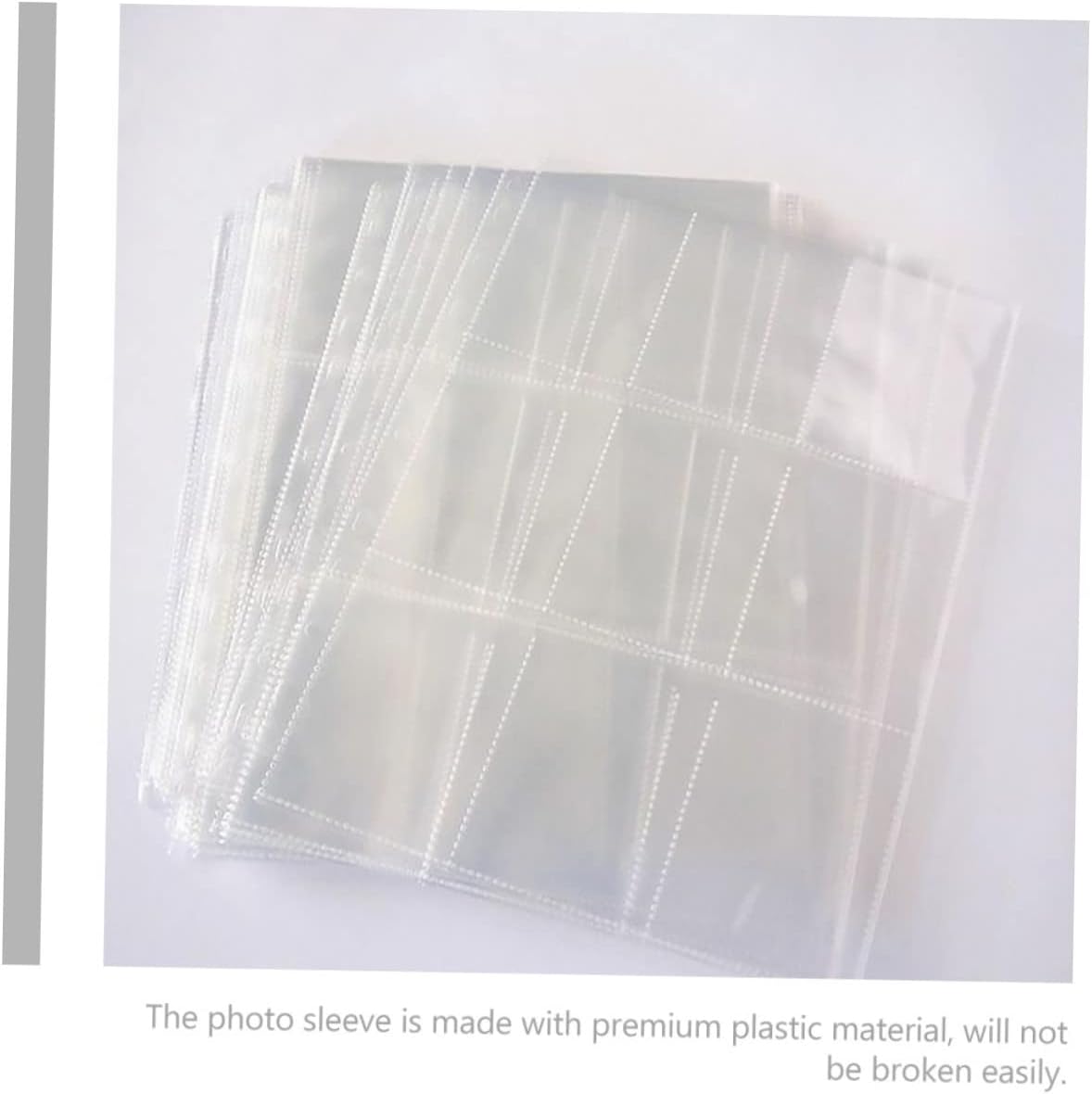 Photo Album Pockets 50pcs Photo Album Accessories Pockets for Collectibles Binder Sheets