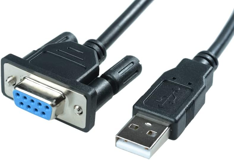 Washinglee PLC Programming Cable Compatible for Allen Bradley SLC 5/03 5/04 5/05 SLC500 and Micrologix1400, for USB-1747-CP3 Replacement, FTDI Chip, 10 FT