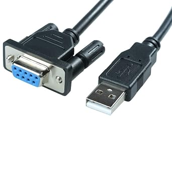 USB Programming Cable for Allen Bradley PLC ControlLogix Series, for USB-1756-CP3 Replacement, 6 FT, Black