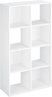 Cubeicals 8 Cube Storage Shelf Organizer Bookshelf Stackable, Vertical o...