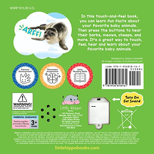 Baby Animals - A Noisy Touch And Feel Sensory Book Featuring Farm Sounds #TOP1