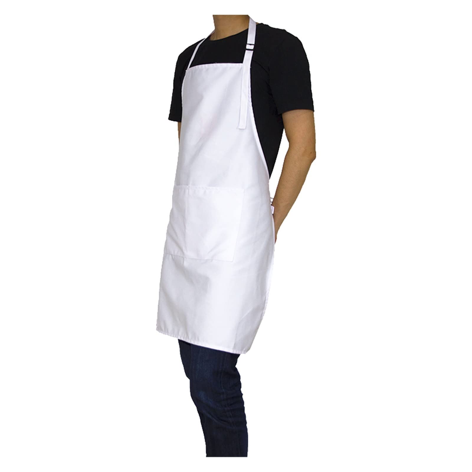 Lady Women White Cleanroom Chef Pattern Bawełniany fartuch kuchenny Custom Pinafore