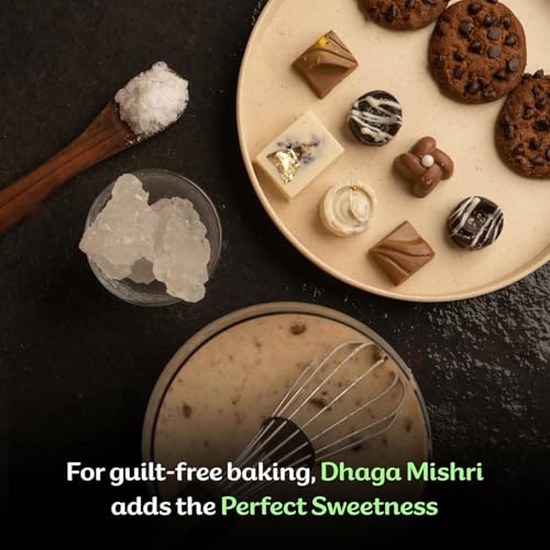 Image of 5:15 PM Dhaga Mishri 455 GM | Rock Sugar Crystals | Pure Thread Crystal | Natural Thread Mishri Crystal | Dhage Wali Mishri | Candy Thread Crystals 455 GM (Pack Of 4)