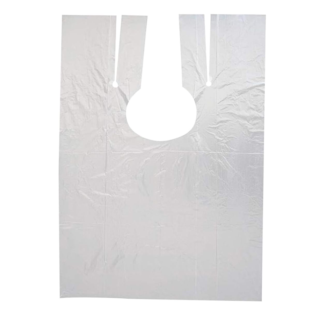 ABOOFAN Einweg Friseurumhang 100 Stück Pe Silber 110x150cm