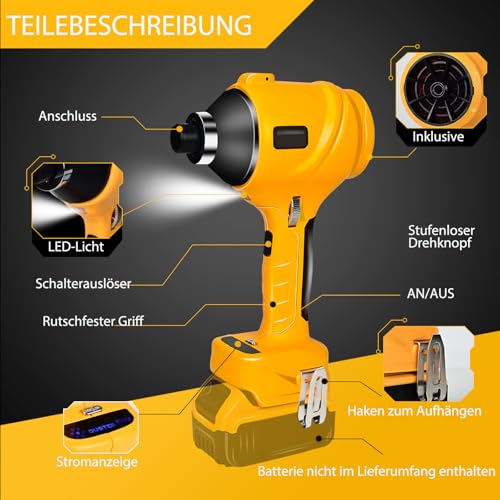 Draadloze stofblazer voor - Afbeelding 3