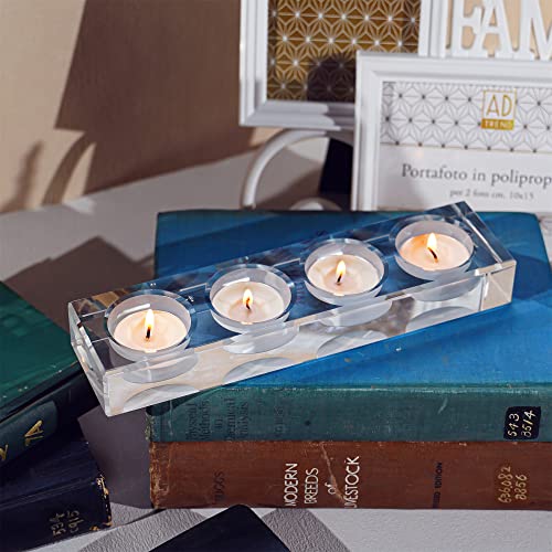 Square Tealight Candle Holders Romantic Candlestick For Home Cafe Wedding Candlelight Dinner Decoration #TOP6