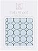 Swaddle Designs Fitted Crib Sheet - Pastel with Mod Circles-True Blue, SD-436TB