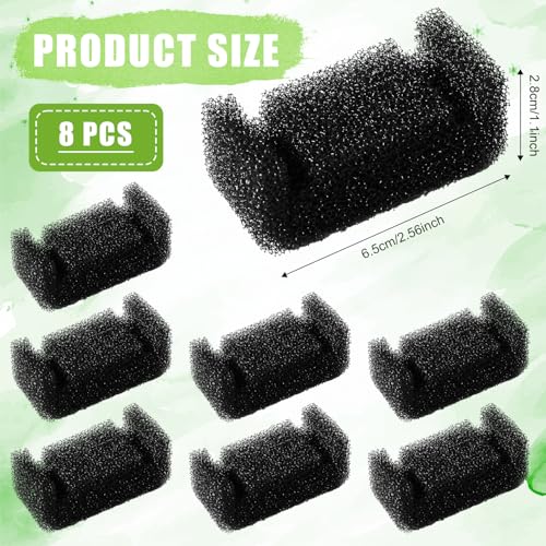 Filtros de esponja para fuente de agua para gatos 8 piezas miniatura 3
