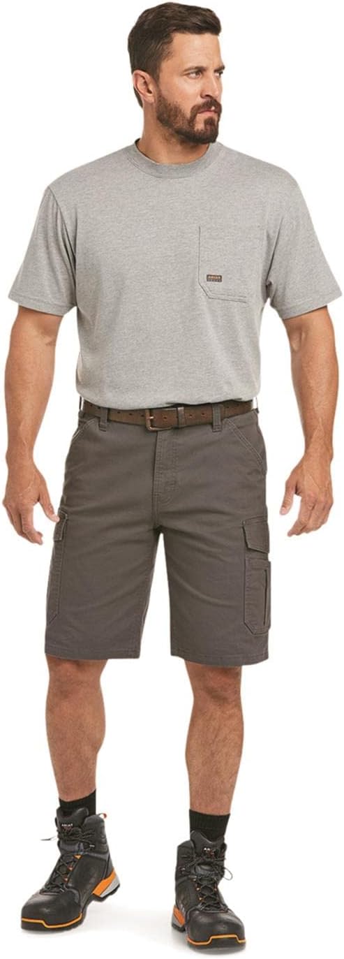 ARIAT Men's Rebar DuraStretch Made Tough Cargo 11" Short