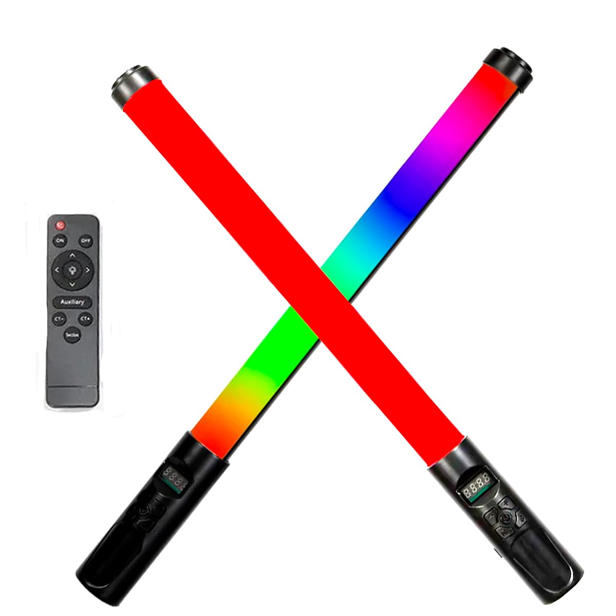 GadgetsWear RGB Lights for Photography, 20W Handheld RGB Color LED Stick Light, Adjustable Color Dimming 3000K to 6500K | Built-in 5200mAh Rechargeable Battery | Photography Light with Remote Control (B0CCYKZ791) Amazon Price History, Amazon Price Tracker