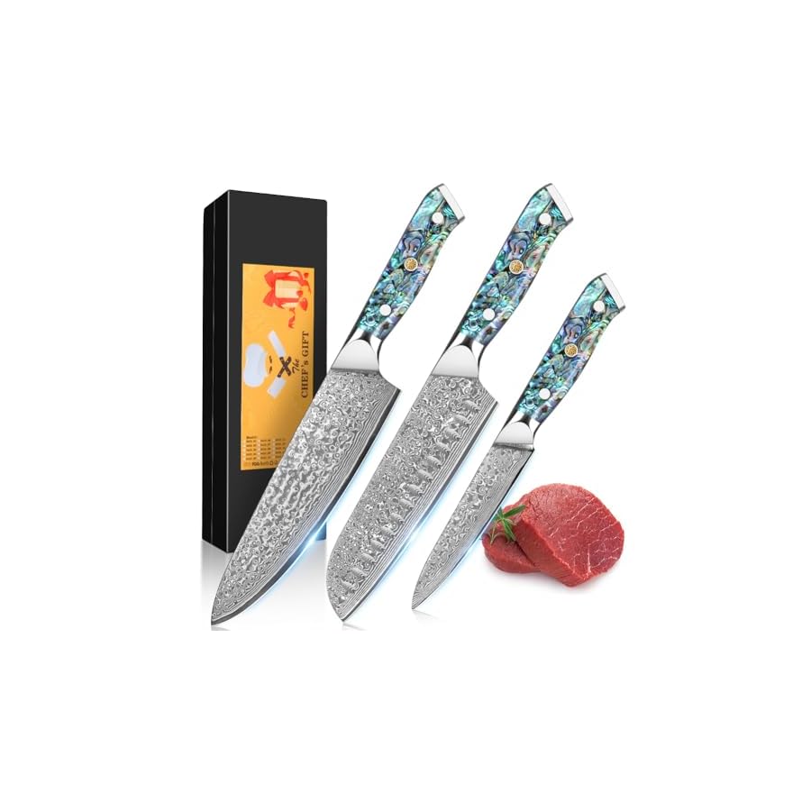 KEENZO-Damascus-chef-knife-set-3-pcsProfessional-kitchen-knives-setChefSantokuUtility-Knives-3pcskitchen-knife-setJapanese-hand-forged-VG-10-steel-cooking-knife-set KEENZO Damascus chef knife set 3 pcs,Professional kitchen knives,Chef+Santoku+Utility Knives 3pcs,kitchen knife set,Japanese hand forged VG-10 steel cooking knife set