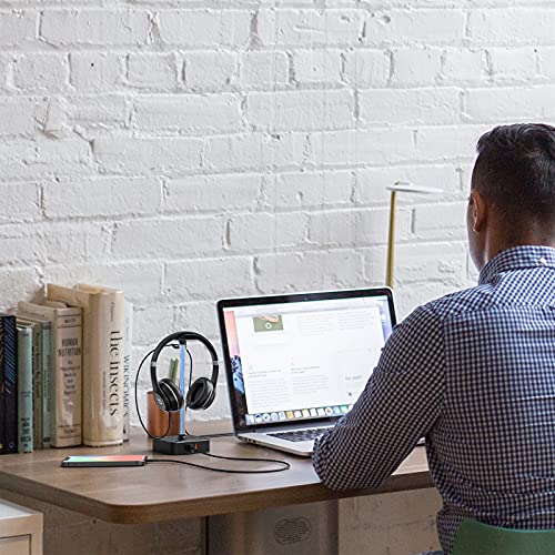 Rgb Headphone Stand With Usb Charger Cozoo Desktop Gaming Headset Holder Hanger With 3 Usb Charger And 2 Outlets - Suitable For Gaming, Dj, Wireless Earphone Display,Game Accessories Boyfriend Gifts #TOP6