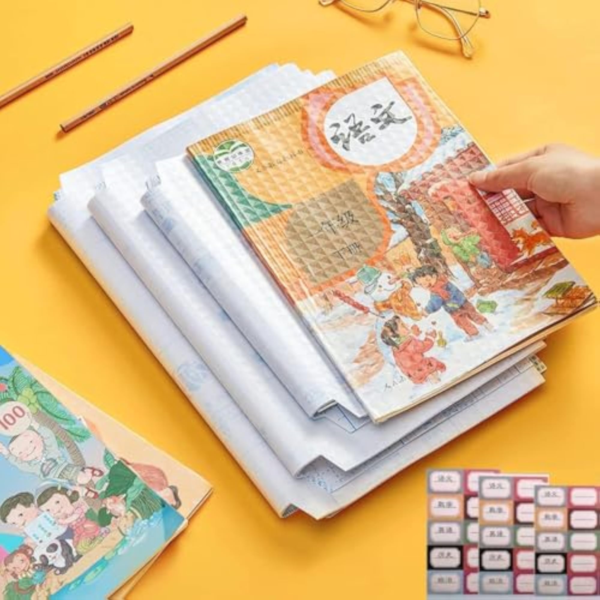 30 Pcs Transparent Book Binding Cover Film, Waterproof