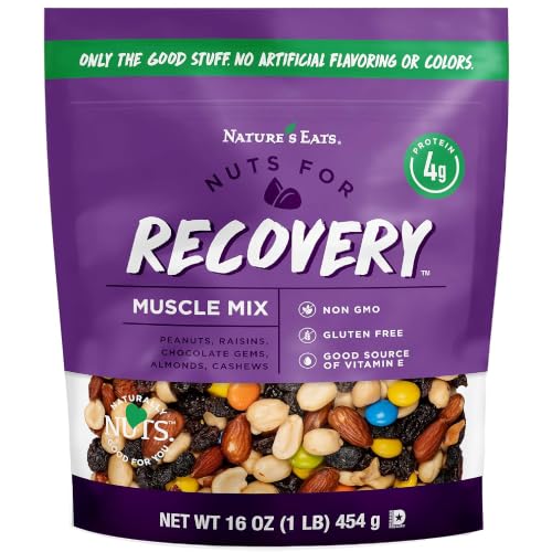 Nature's Eats Nuts for Recovery Muscle Trail Mix, Oz, Assorted, 16 Oz - image 1