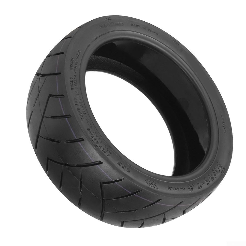 80/55-7.0 Neumático de scooter sin cámara de goma de alto agarre (sin