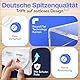 semper plastic Acrylglas Monitorständer transparent - deutsche Herstellung - Exklusive Monitorerhöhung aus 10mm Acrylglas - Premium Bildschirmständer - deutsche Handarbeit