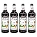 Monin Flavored Syrup, Irish Cream, 33.8-Ounce Plastic Bottles (Pack of 4)