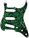 Dâ€™Andrea Strat Pickguards for Electric Guitar, Green Pearl