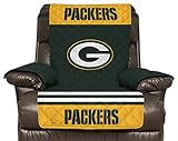 Pegasus Sports NFL Green Bay Packers Furniture Protector with Elastic Straps, Recliner, Dark Green