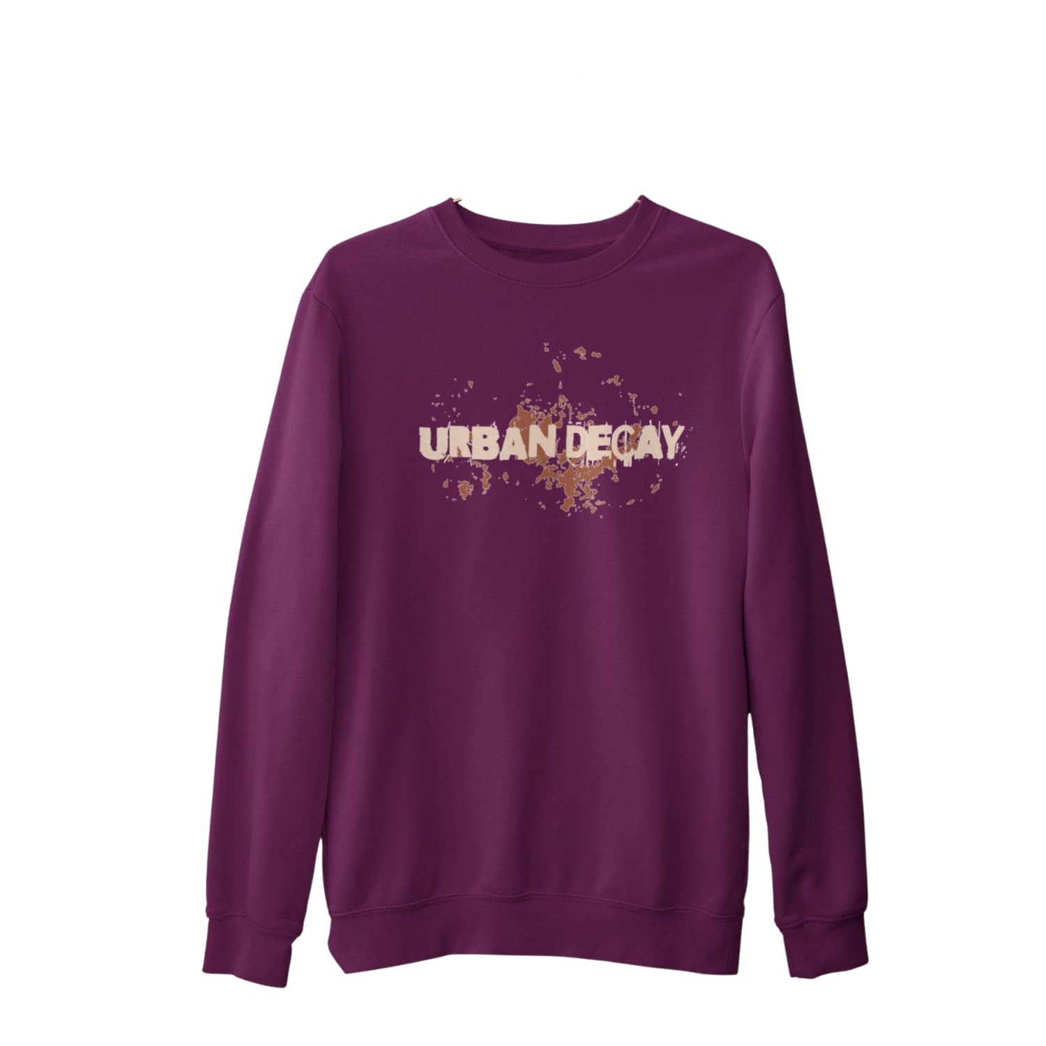 Global Desi Cotton Fleece Sweatshirt for Men Women Pullover with Stylish Graphic Print Warm Winter Wear Casual Unisex Round Neck Long Sleeve Sweatshirt for Travel College Streetwear in multi