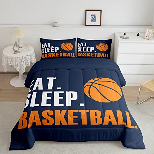 Image of Feelyou Basketball Bedding Set King Size 3Pcs for Boys Girls Women Men