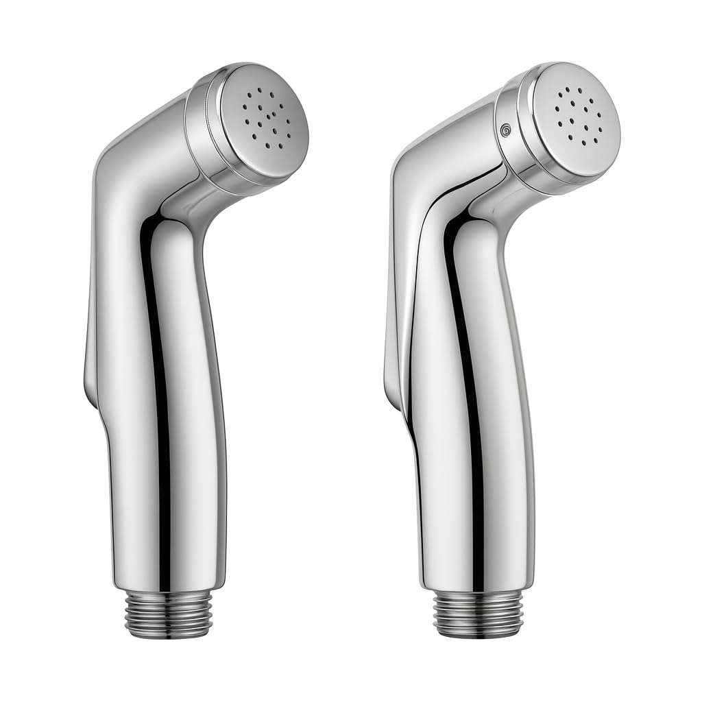 ABS Multy Health Faucet Gun | Hand Shower | Bidet Jet Spray Gun | Jet Spray for Toliet | 2Pc Health Faucet Gun only Chrome Finished