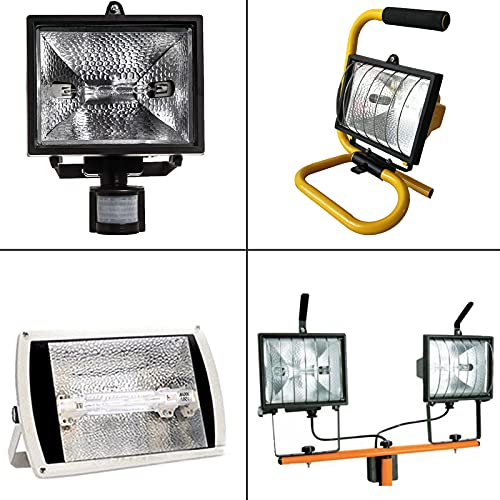 Cmyben 4 Pack Halogen R7S 118Mm 300W 120V Dimmable 4500Lm Beam Angle J-Type Double Ended Floodlight Bulb 360° Warm White 2700K #TOP5