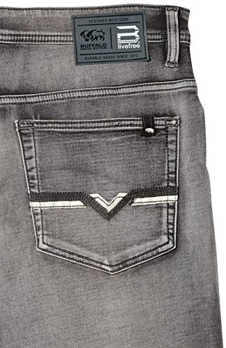 Image of Buffalo David Bitton Men's Six Slim Fit Jean in Spirit