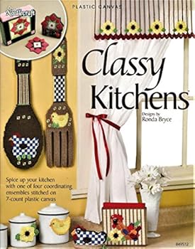 Hardcover Plastic Canvas Classy Kitchens Book