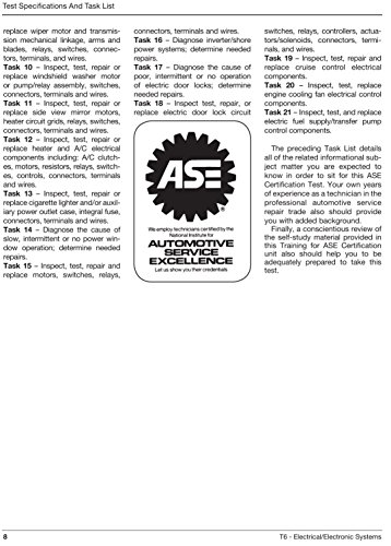 ASE T6 Test Prep: Electrical/Electronic Systems (Motor Age Training)