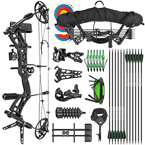 ZSHJGJR Arco Compound 30-70lbs Nero