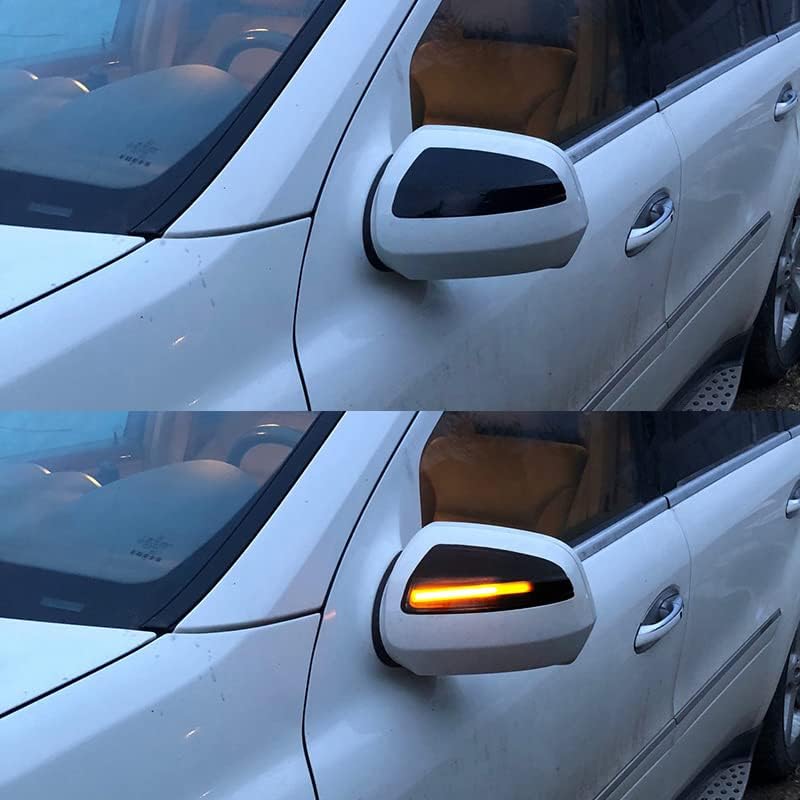 Miniatura 5 de iJDMTOY Kit de montaje de luz intermitente con lente ahumada, tira LED completa secuencial dinámica intermitenteflujo lateral intermitente,