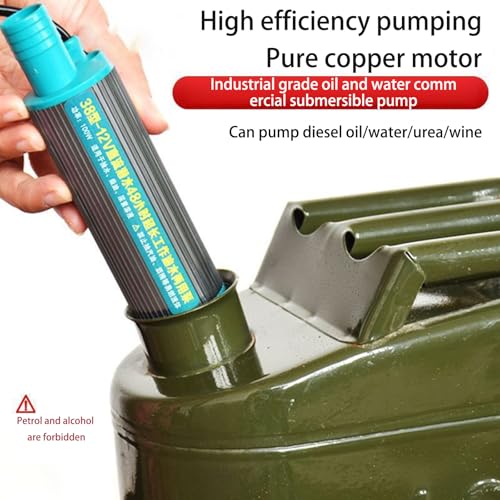 Extractor de aceite de acero inoxidable sumergible y compacto de 12V 2