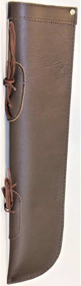 Leather Bass Bow Quiver Brown