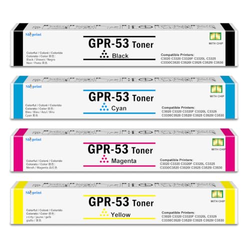SkyPrint GPR53 GPR-53 Toner Cartridge High Capacity for Canon GPR 53 GPR53
