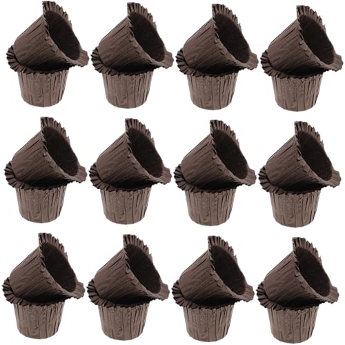 Ciieeo 30pcs Elegant Paper Cupcake Liners Stylish Muffin Cases for Baking Oil Paper Construction for Weddings Parties and Special Occasions Versatile Cupcake Holders