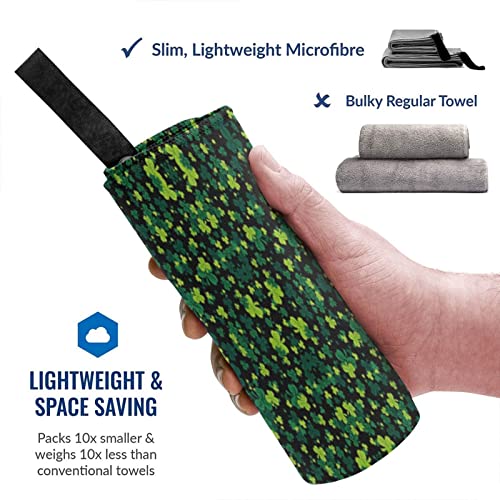 Quick Dry Towel St-Patricks-Party-Shamrock Camping Towel Travel Towel Lightweight Sports Towel,Gym,Hiking,Bath,Yoga #TOP1