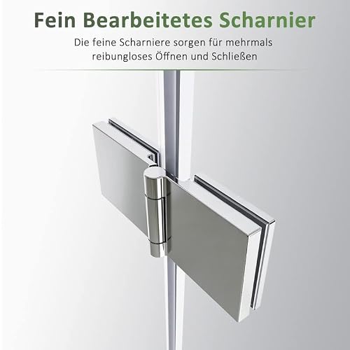 Badewannenaufsatz von WOWINNE Duschwand 100x140cm