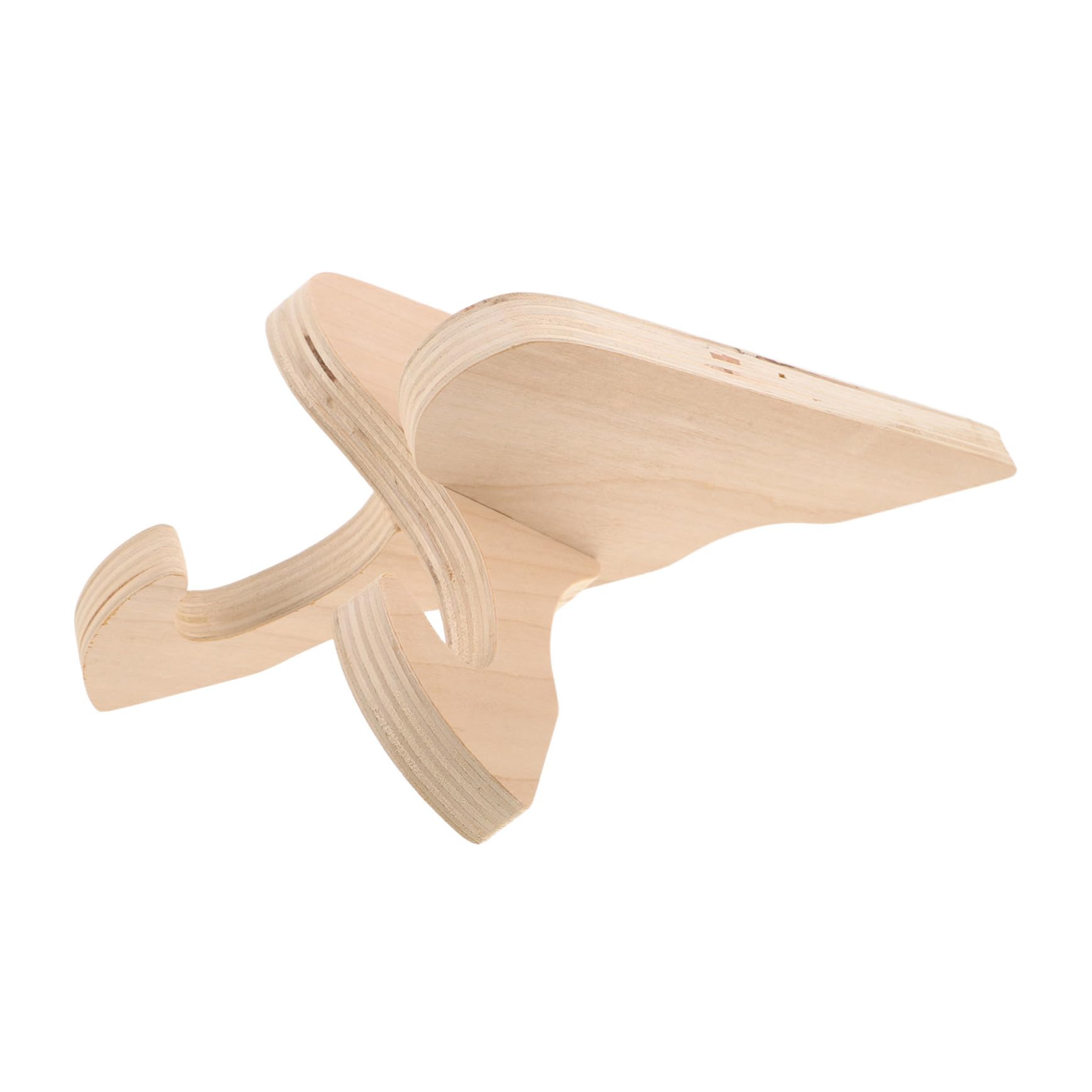 Abaodam Wood Snowboard Display Rack Solid Wood Skateboard Stand Space Saving Freestanding Organizer for Home Shop Garage Durable Elegant Storage for Your Collection