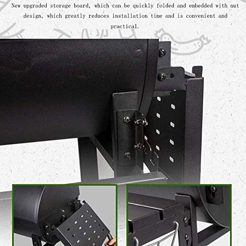 JHLXYXMY BBQ Grill Outdoor Barbecue Grill Portable Thick Stainless Steel Charcoal Grill, Outdoor Stretchable Dining Rack is Stable and Durable, 122 70cm - Image 6