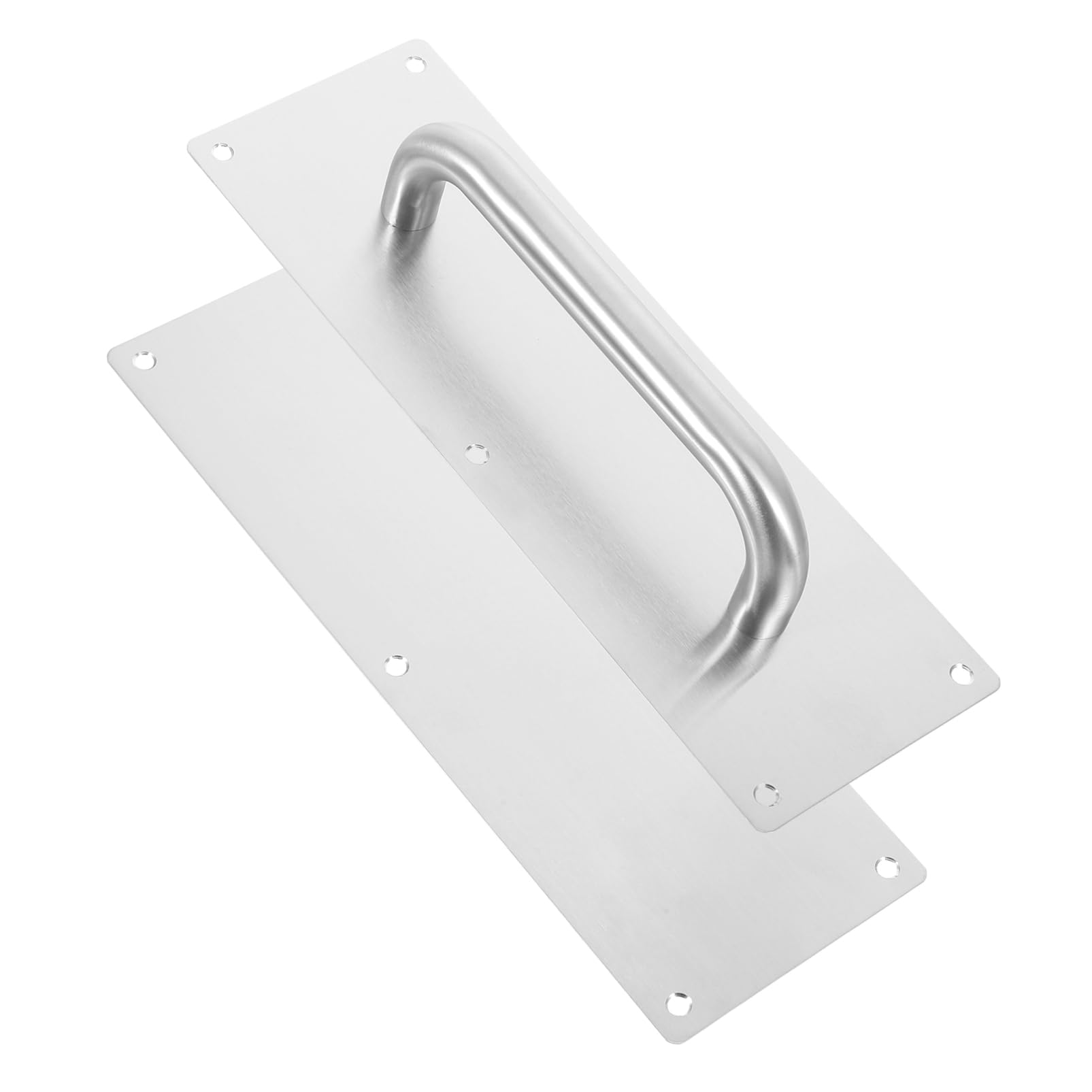 Poignée de porte à pousser tirer en acier inoxydable, finition durable pour placard élégant