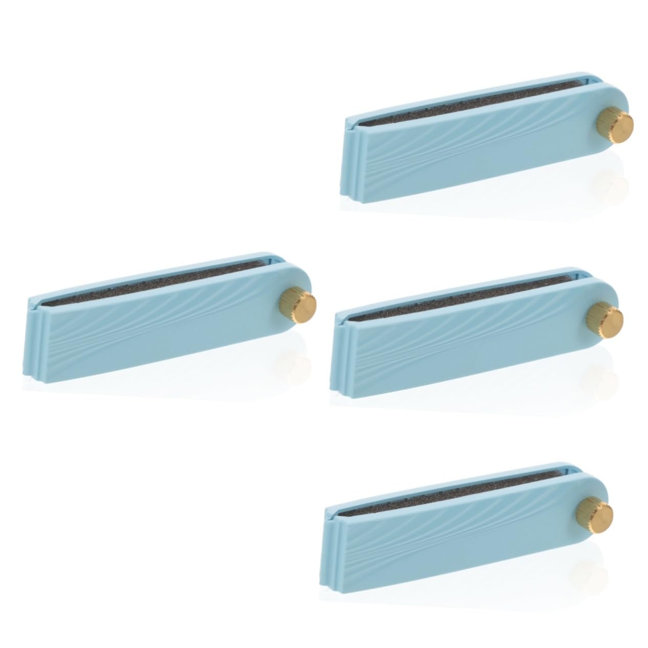 ibasenice 4pezzi Sordina Per Chitarra Acustica e Folk Smorzatore Per Corde Materiale Resistente Accessorio Per Riduzione Rumore Facile Da Usare e Leggero Strumento Pratico Per Musicisti e