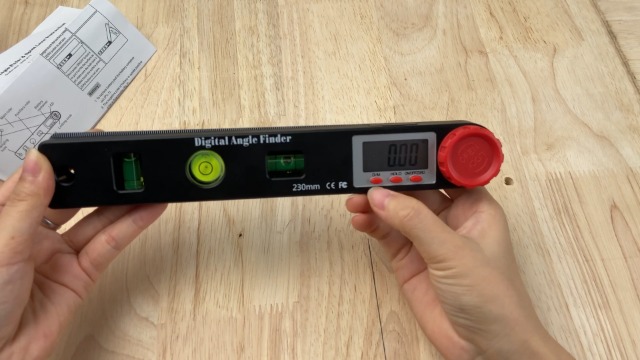 LED Digital Level Rainyb Digital Angle Finder - 7-Inch LED Protractor ...