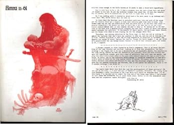 Pamphlet Amra Sword & Sorcery Fanzine March 1974 (Volume 2 Number 61) Book
