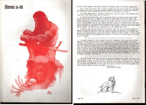 Amra Sword & Sorcery Fanzine March 1974 (Volume... B002QMDK16 Book Cover