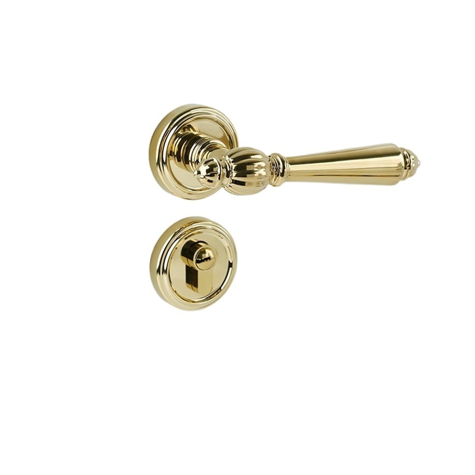 BSAXITHZB Indoor Split Silent Bedroom Door Lock Handle(7055-GOLD_72MM)