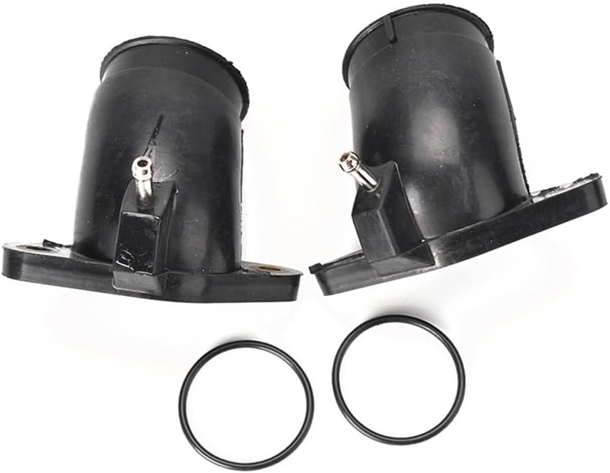 2PCS Motorcycle Carburetor Manifold Interface Adapter Fit For XVS400 XVS650 V-STAR